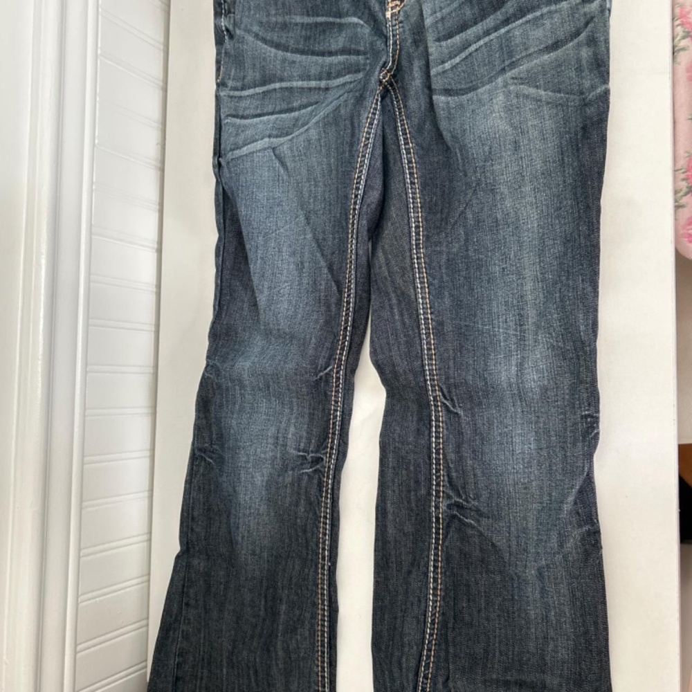 vintage y2k bootcut low-rise jeans